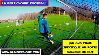 Spécifique Gardien de But JEU AUX PIEDS GOALKEEPER TRAINING La Berrichonne Châteauroux [upl. by Elocaj473]