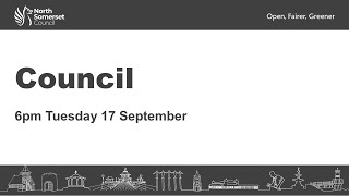 Council Tuesday 17 September 2024 6pm [upl. by Amzaj832]