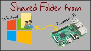 How to set up a shared folder between a Windows host and a Raspberry Pi [upl. by Sybilla]