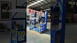 Pallet loading unloading lifter platform truck loading bridge [upl. by Amitak411]