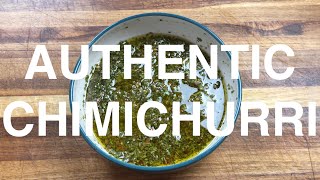 Authentic Argentine CHIMICHURRI sauce [upl. by Waldack264]