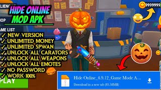 HIDE ONLINE MOD APK NEW UPDATE 4912FREE DOWNLOAD  MEDIAFIRE LINK  NEW 2024 [upl. by Virgy750]