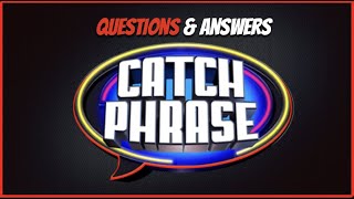 Catchphrase Quiz  10 Questions and Answers [upl. by Ngo241]