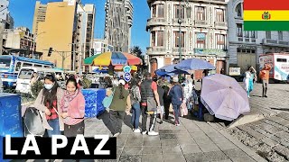 WALKING AROUND LA PAZ BOLIVIA [upl. by Nnaer486]