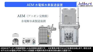 AEM水電解装置の特徴および優位点（Enapter・三國機械工業株式会社） [upl. by Tterag]