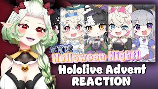 THE CUTEST HALLOWEEN SONG  VTuber React  Hololive Advent  Halloween Night Tonight [upl. by Aminta794]