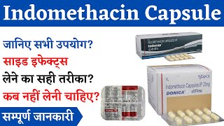 indomethacin Capsules Uses Side Effects in Hindi  indomethacin Tablet  indomethacin [upl. by Eilrahc]