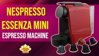 Nespresso Essenza Mini Espresso Machine Red Review [upl. by Meletius]