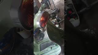 VESPA SUPER MODEL SANDAL JEPIT 90 fyp vespa super ori repaint [upl. by Nolahs]