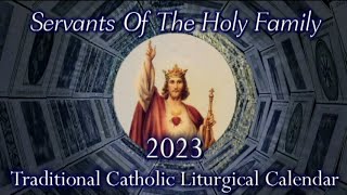 Servants Of The Holy Family 2023 Liturgical Calendar [upl. by Felike]