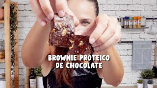 El mejor brownie proteico de chocolate en sólo 15 minutos [upl. by Mazlack]