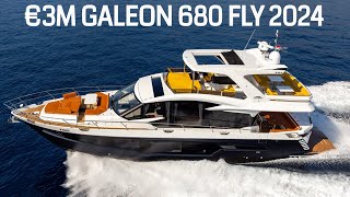 GALEON 680 FLY  HUGE FLYBRIDGE [upl. by Ztnarf]