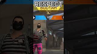 RESPECT FREE FIRE freefire فريفايرfreefirehighlights [upl. by Linneman643]