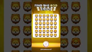 Find The Odd Emoji 👀👀 riddles test competition iq shorts puzzle emoji emojichallenge quiz [upl. by Lowenstern493]