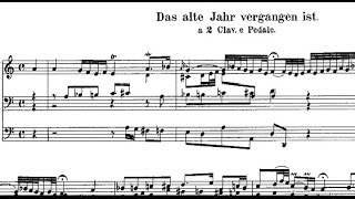 Das alte jahr vergangen ist Bwv 614 orgelbuchlein  JSBach Aldo Locatelli [upl. by Ahsar]