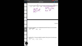 The Ph of a weak monobasic acid is 5 [upl. by Cogen645]