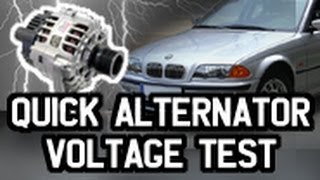 How to Test your Alternators Working  2000 BMW E46  Battery Drain [upl. by Nosnibor176]