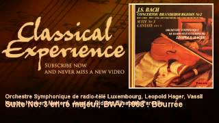 Bach  Suite No 3 en ré majeur BWV 1068  Bourrée  ClassicalExperience [upl. by Harolda]