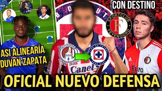 ¡ESTA CONFIRMADO DE ATL SAN LUIS A CRUZ AZUL l quotASI SERIA LA OFENSIVA DEL CLUB CON DUVAN ZAPATAquot [upl. by Yralih317]