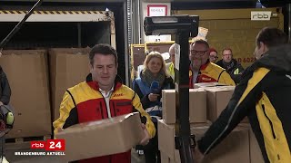 Bundesarbeitsminister besucht DHL [upl. by Ymia]