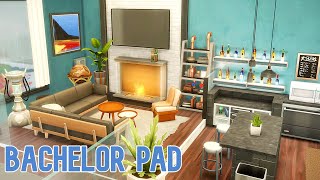 Bachelor Pad Platform Studio  910 Medina Studios Apartment Renovation Sims 4 Speed Build No CC [upl. by Laemaj]