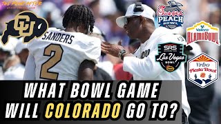 What Bowl Game will Colorado Buffaloes GO TO  Peach Bowl Las Vegas Bowl Alamo Bowl [upl. by Ennyroc]