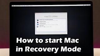 How to Start Mac in Recovery Mode [upl. by Oirasan]