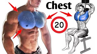 20 PERFECT EXERCISES CHEST WORKOUT WITH DUMBBELLS best chest workout [upl. by Hars]