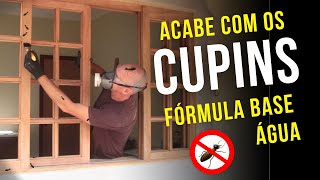 Como acabar com os CUPINS  Fórmula Base Água  Cupinicida 🐜​ [upl. by Khajeh]