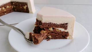 Торт quotЧокоquot с хрустящим слоемChocolate nut cake [upl. by Ahsekam825]