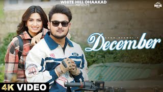 Sukh Deswal  December Official Video  Nidhi Sharma  Gold E Gill  Latest Haryanvi Song 2024 [upl. by Assilym]