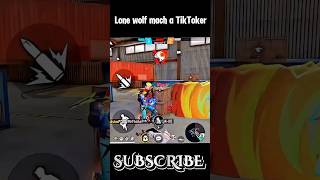 Lone wolf mach a TikToker 🤣 Free Fire statue  freefireshorts shorts x2bgamingff ffviral ff [upl. by Hobard171]