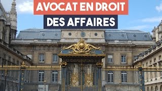 Avocats  la spécialité droit des affaires [upl. by Adna636]