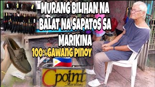 CPOINTBilihan Ng Murang LeaTher Shoes Sa Marikina City100Gawang Pinoy [upl. by Llereg]