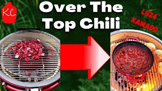 Over the top beef shin chili on the LG24 Kamado [upl. by Domel]