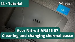 Speed Up Your Acer Nitro 5 AN51557  Prevent Overheating With Dust Cleaning amp New Thermal Paste [upl. by Eityak]