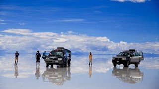 WORLDS BIGGEST MIRROR  Uyuni Salt Flats Bolivia [upl. by Kciredec59]