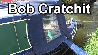 118 Cleaning and rewaterproofing my narrowboat canvas cratch cover [upl. by Nail]