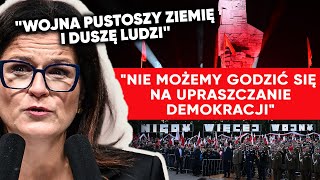 quotWojna pustoszy ziemię i duszę ludziquot Tak Dulkiewicz uczciła rocznicę wybuchu II wojny światowej [upl. by Ulric]