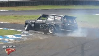 Ian McShean 13b Rotary Datsun 1200 Wagon  D1NZ R6 Pukekohe 2016 [upl. by Jew954]