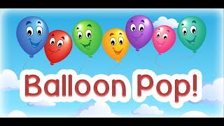 Balloon Pop Game for Kids  App Gameplay Video old [upl. by Kcuhc]