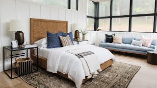 Modern Lake House Video Tour The Bedroom Wing [upl. by Annaoj131]