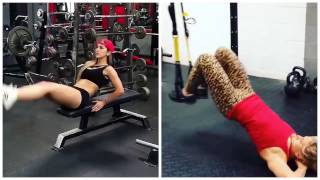 Anllela Sagra Vs Alyssa Loughran → Workout Motivation [upl. by Akemihs]