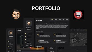 Responsive Portfolio Website in 2024 HTML CSS JavaScript Tutorial StepByStep Guide [upl. by Nonnahsed192]