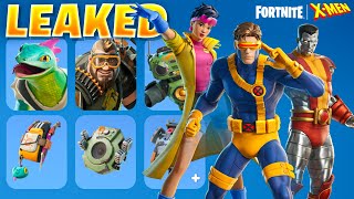 ALL NEW LEAKED FORTNTIE SKINS XMen amp Dragon Ball [upl. by Eibber]