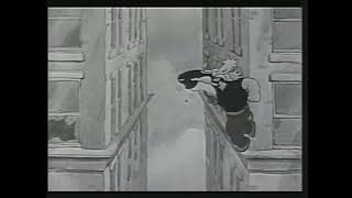 Popeye The Sailor The Paneless Window Washer 1937 Animated Short Cartoon [upl. by Vivianna]