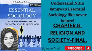 Chapter 8  Religion and Society Nitin Sangwan Essential Sociology [upl. by Nhguavaj]