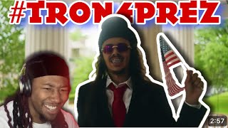 BabyTron  TRON4PREZ reaction [upl. by Urbain683]