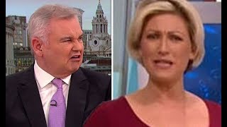 Good Morning Britain Becky Mantin STORMS OFF after Eamonn Holmes clash [upl. by Alyakam]