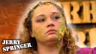 Body Shaming Results In Revenge Cheating and Food Fights  Jerry Springer  Season 27 [upl. by Adnuahsar]